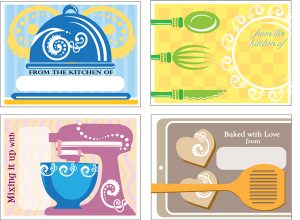 free printable baking gift tags