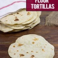 Homemade Flour Tortillas - House of Yumm