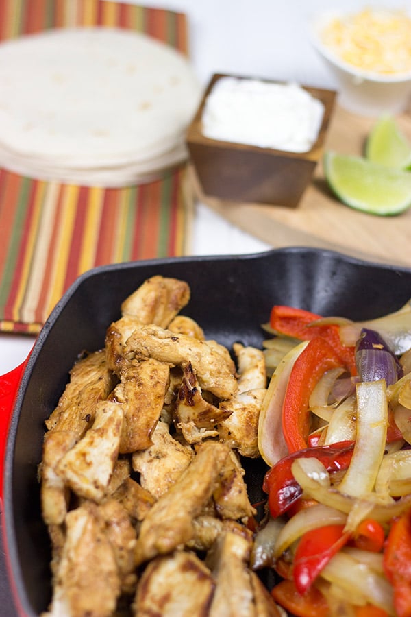 Quick and Easy Chicken Fajita Skillet - Food is Fun Blog!