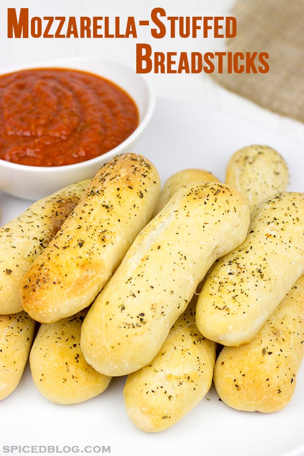 Mozzarella Stuffed Italian Breadsticks