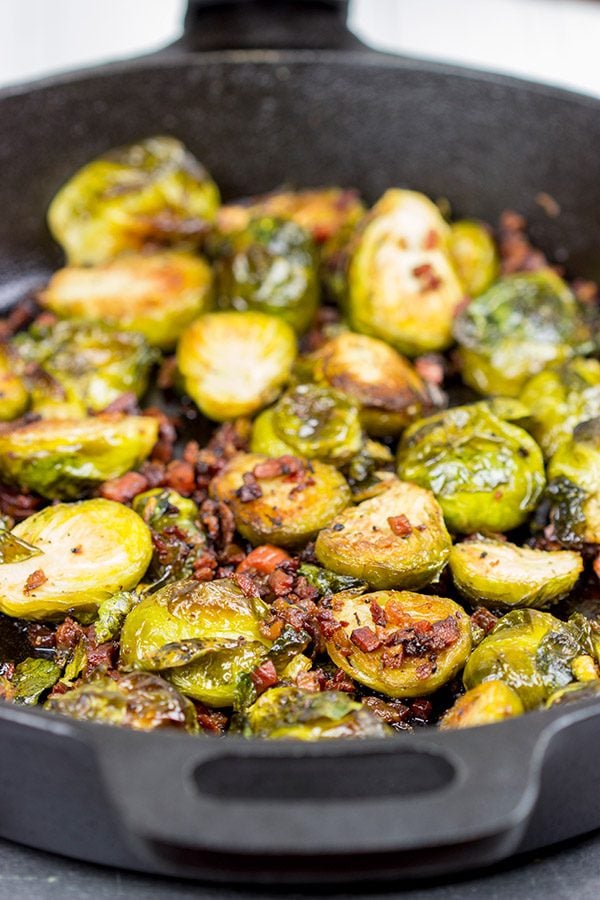 Roasted Brussels Sprouts With Pancetta