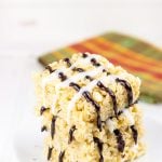 Chocolate Caramel Rice Crispy Treats