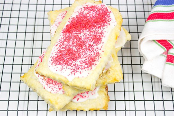 These Frosted Strawberry Toaster Pastries are a total throwback to the days of Saturday morning cartoons!