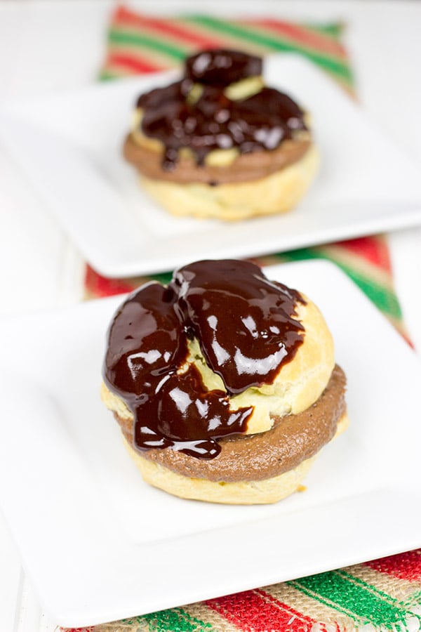 Filled with a rice chocolate pudding and topped with a decadent chocolate glaze, these Double Chocolate Cream Puffs will satisfy any chocoholic in your family!