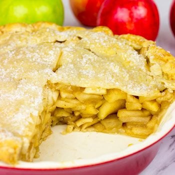 Deep Dish Apple Pie | Features 2 types of apples for a tasty dessert!