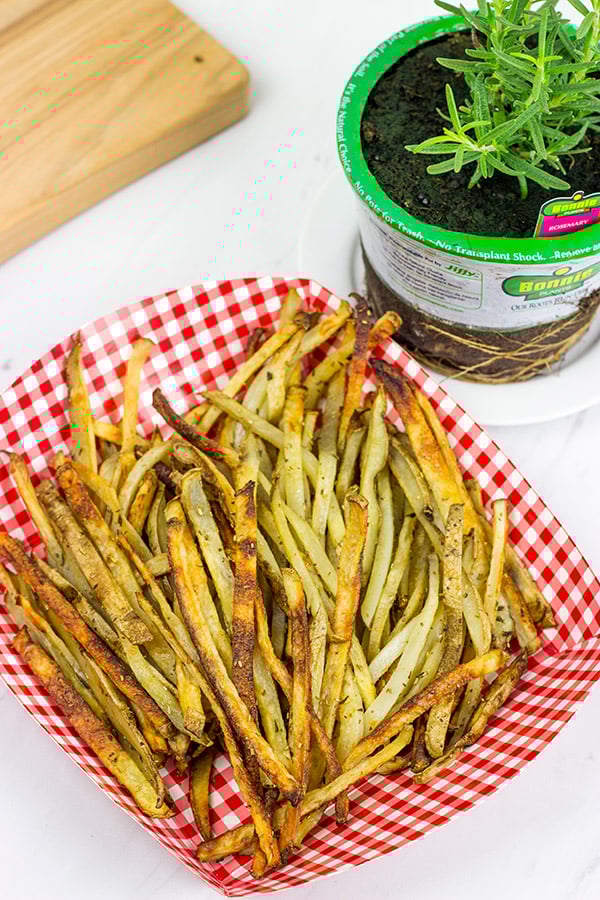 Rosemary Garlic Smashfries Bet you can't eat just one!