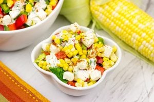 This Mexican Street Corn Salad is a fun twist on a delicious summer recipe!