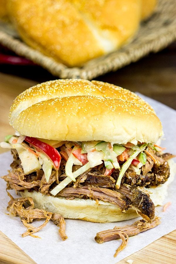 The Best Slow Cooker Pulled Pork Recipe - The Kitchen Girl