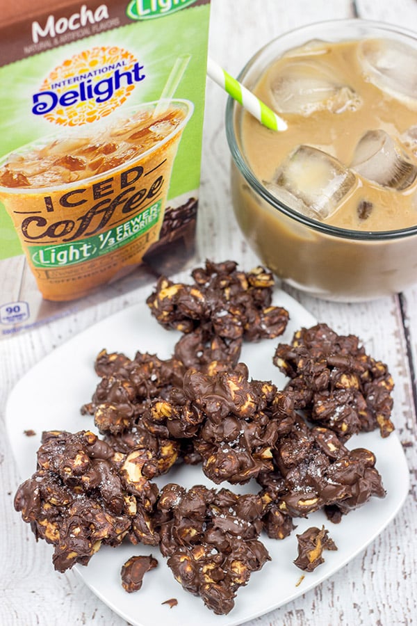 Triple Chocolate Peanut Clusters Easy (and tasty) afternoon snack idea
