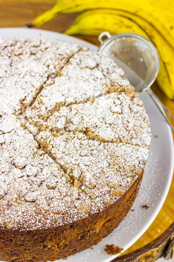 Banana Walnut Coffee Cake