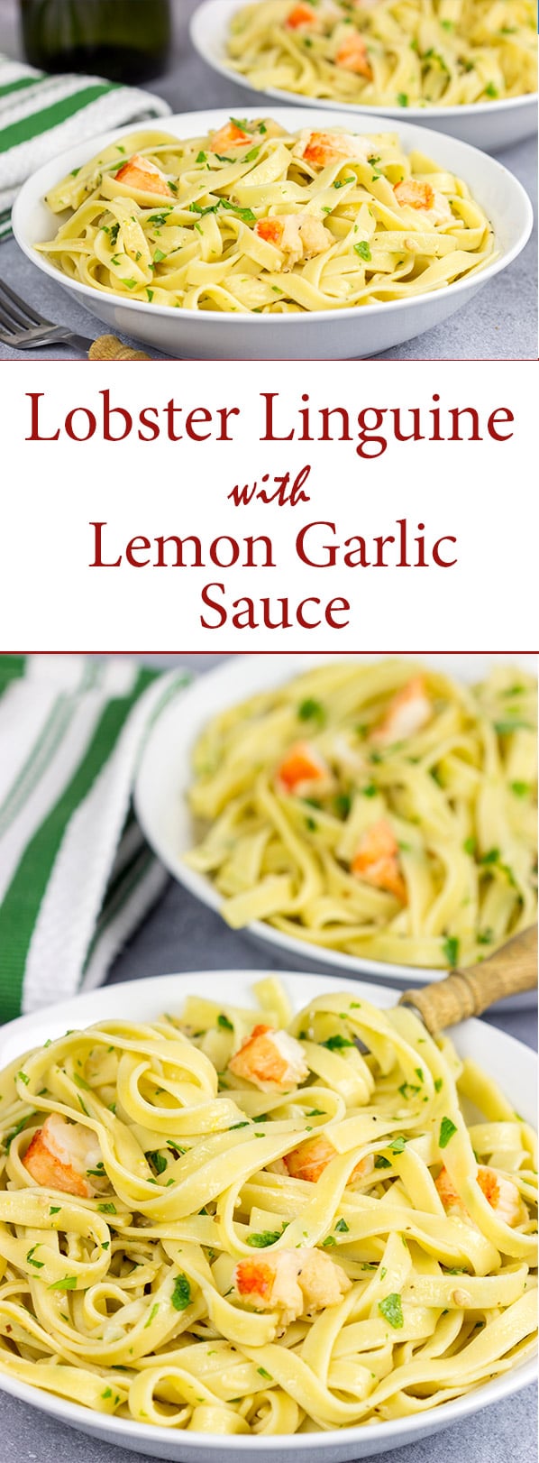Lobster Linguine with Lemon Garlic Sauce Elevate your weeknight dinner!