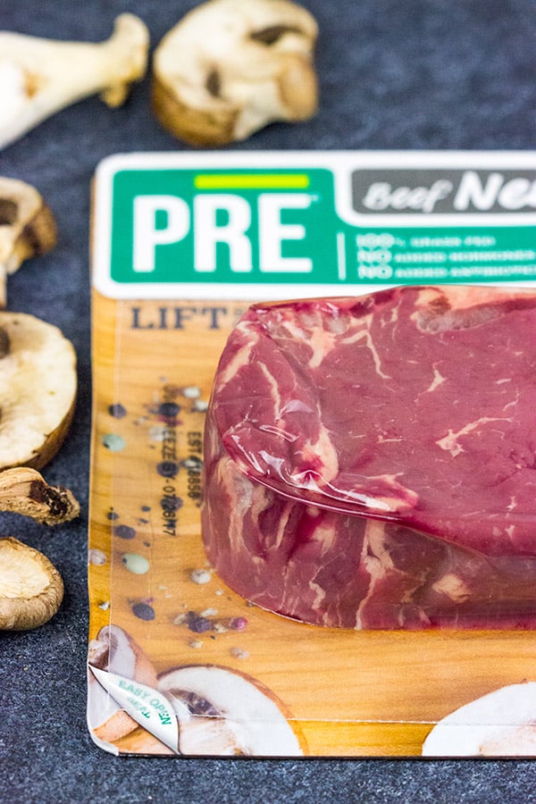 Porcini Rubbed Steak with Sauteed Mushrooms Excellent steak rub!