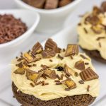 Who said donuts are reserved for breakfast only?  These Baked Chocolate Peanut Butter Donuts make for a tasty dessert...or afternoon snack!