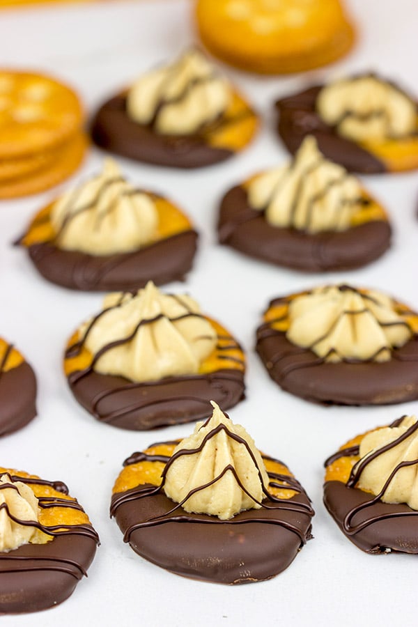 No Bake Chocolate Peanut Butter Pie RITZ Crackers-image