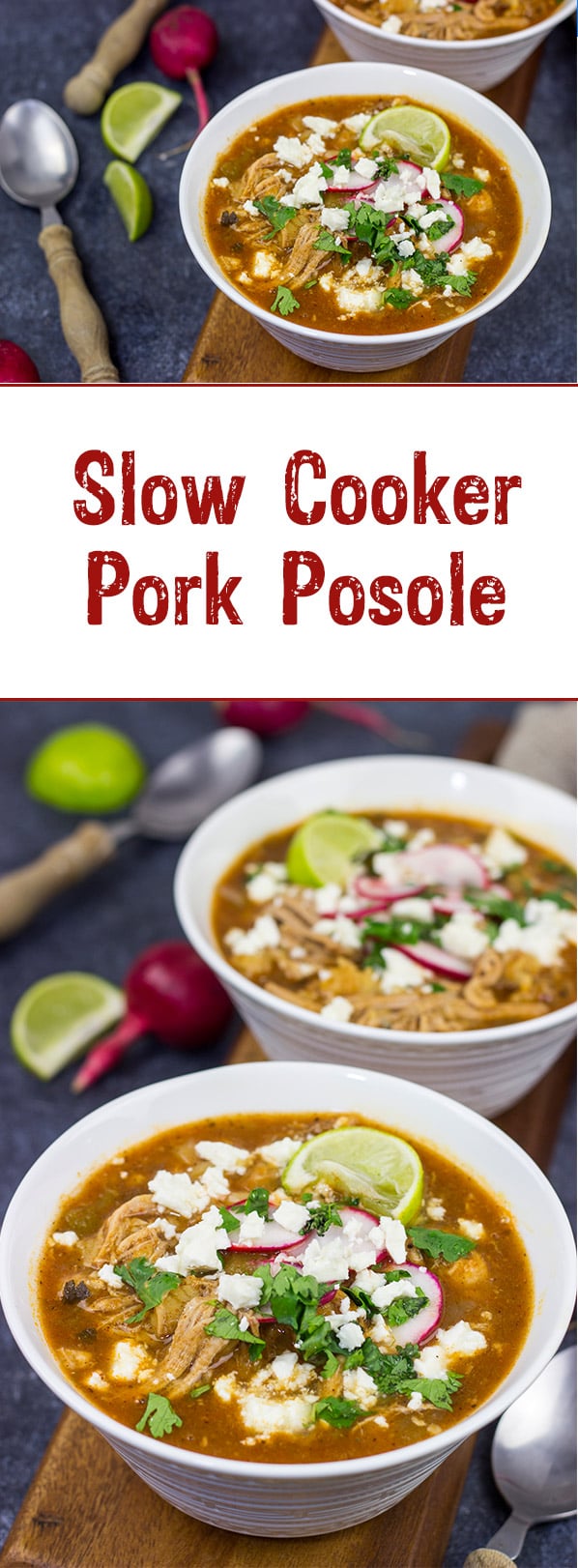 Slow Cooker Pork Posole Easy comfort food for chilly days!
