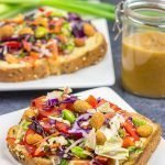 Looking for a fun and tasty brunch (or snack) idea?  This Thai Peanut Hummus Toast is easy and packed with flavor!