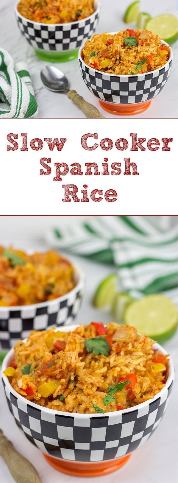 Slow Cooker Spanish Rice Spicedblog