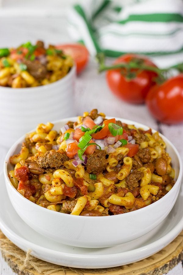 Slow Cooker Chili Mac - Comfort food...slow cooker style! | Spicedblog