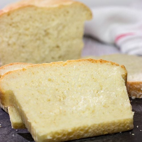 Tangzhong Style White Sandwich Bread Extremely soft loaf of bread