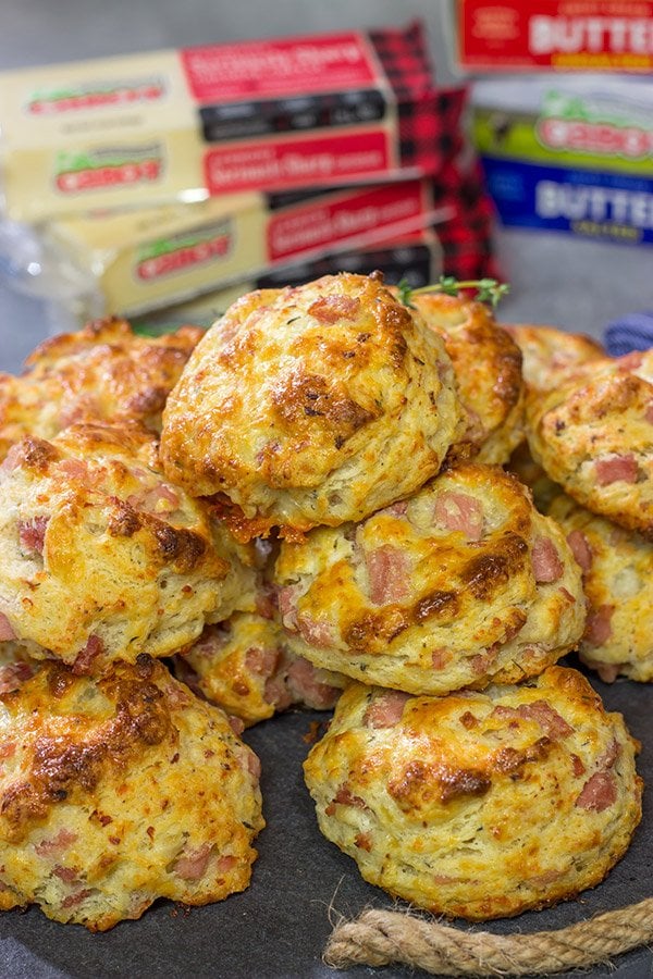 Ham and Cheese Stuffed Biscuits ⋆ Real Housemoms