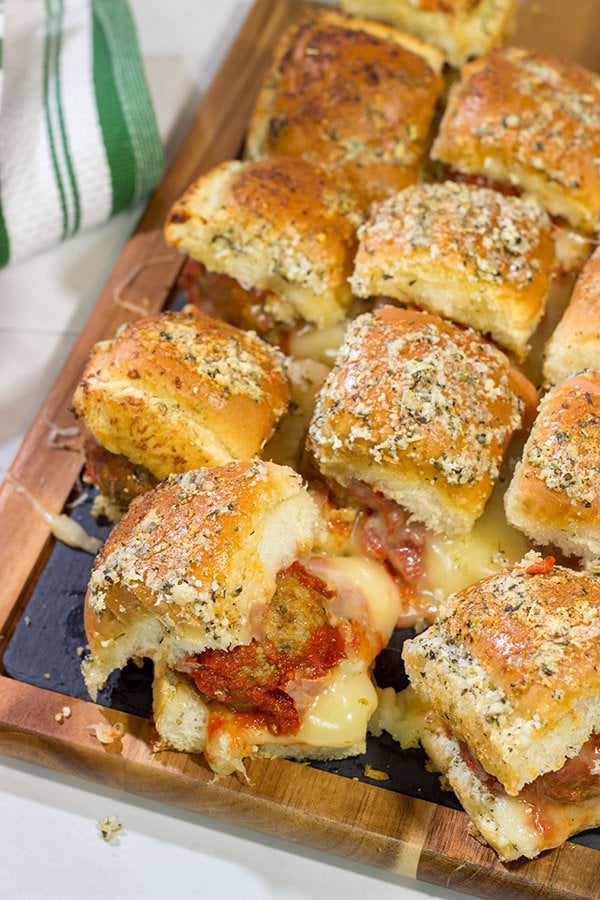 super bowl meatball sliders