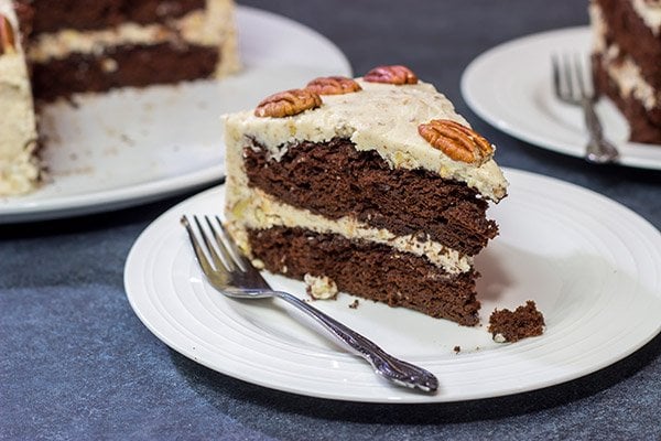 12+ Chocolate Pecan Cake