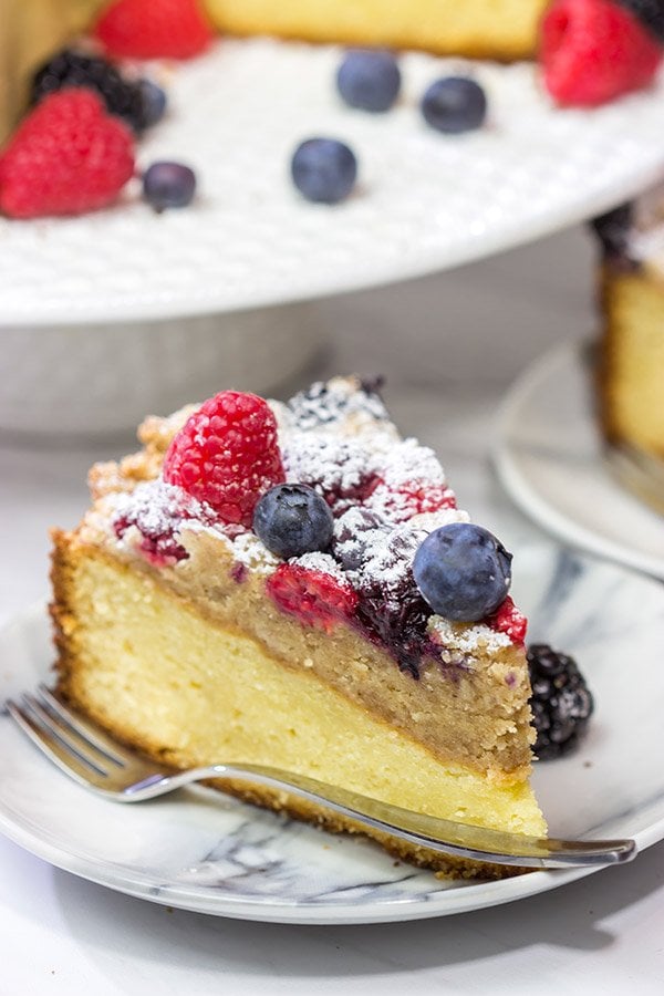 Mixed Berry Cornmeal Biscuit Shortcakes