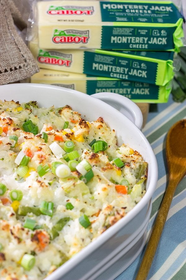 Cheesy Hash Brown Casserole Easy + delicious side dish or main course!