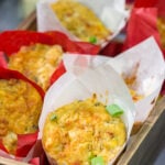 Sausage and Cheese Cornbread Muffins