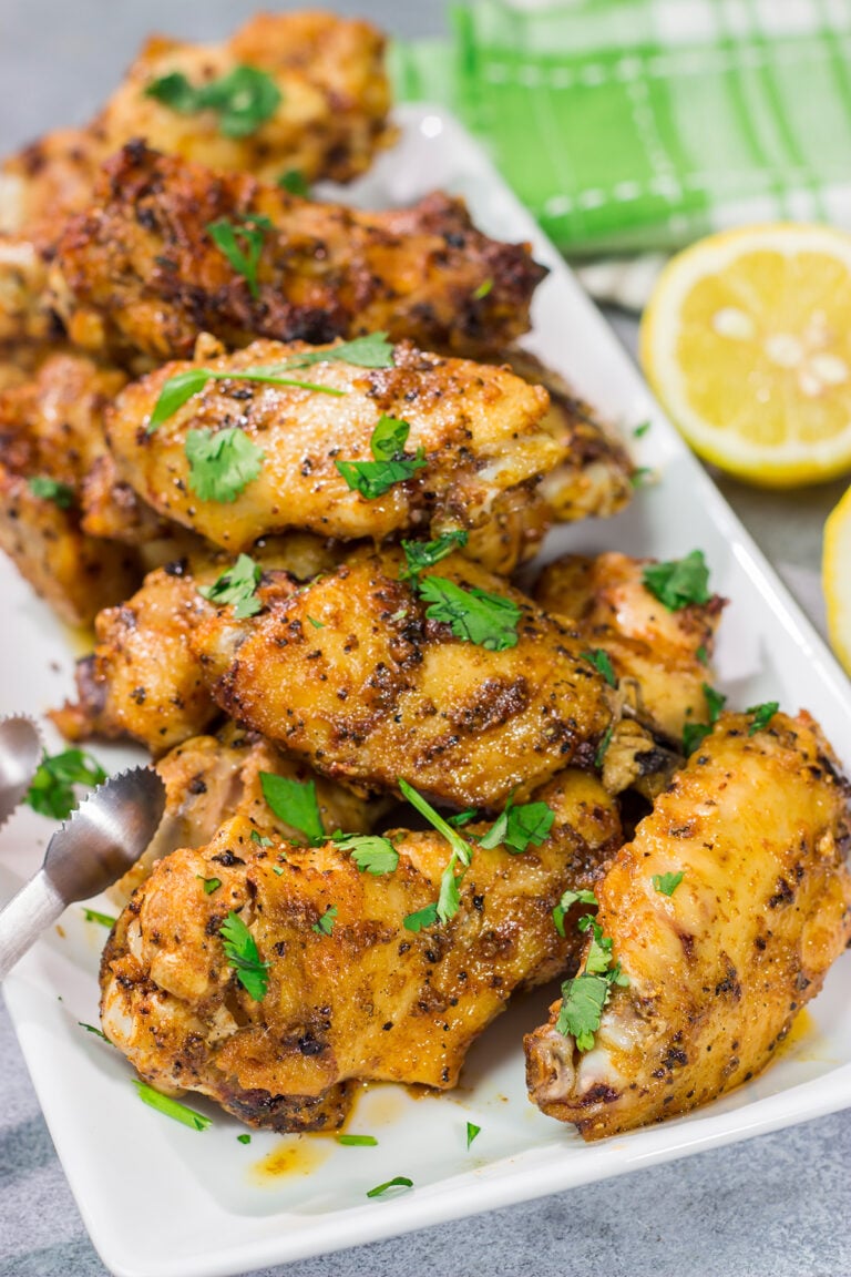 These Lemon Pepper Wings are perfect for summer barbecues in the backyard! Go ahead and make a double batch - you'll be glad you did!