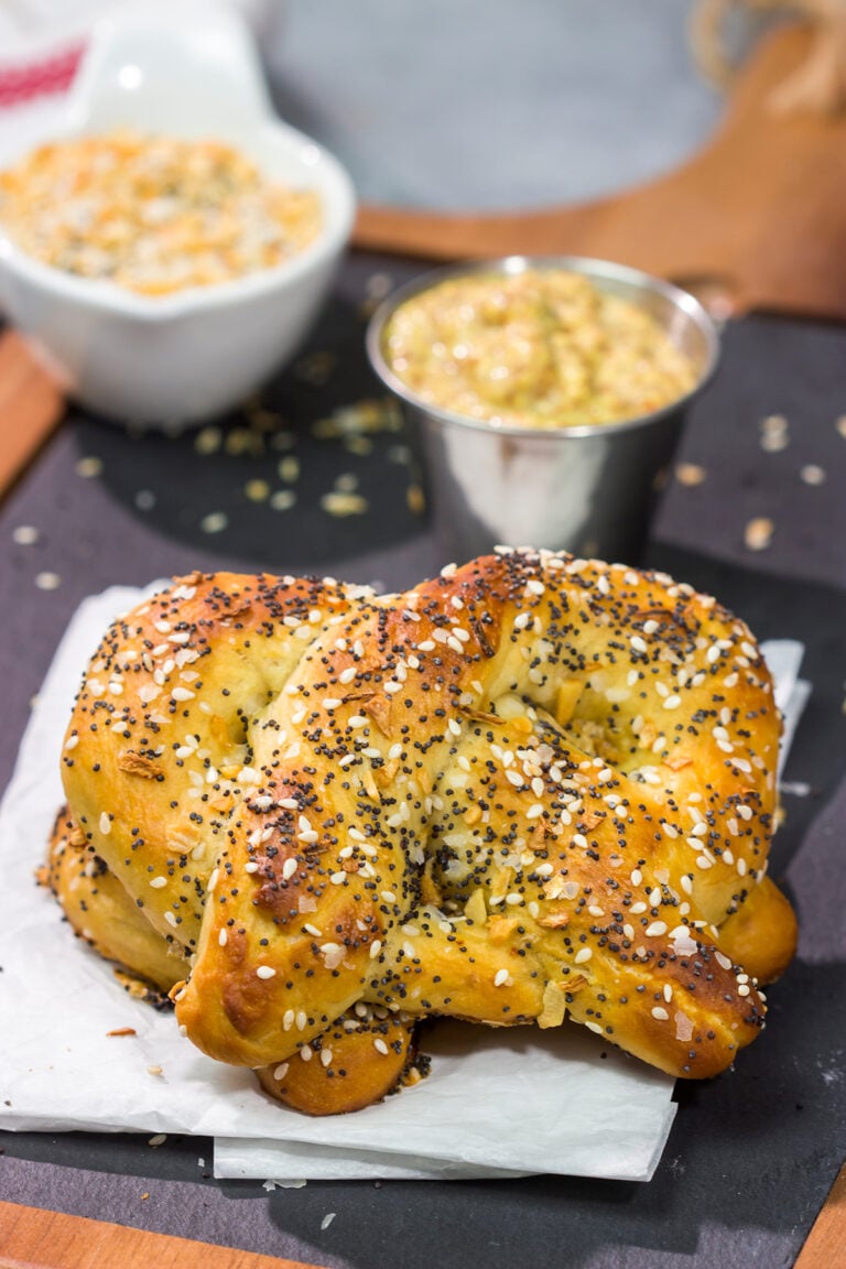 Everything Bagel Pretzels Spicedblog