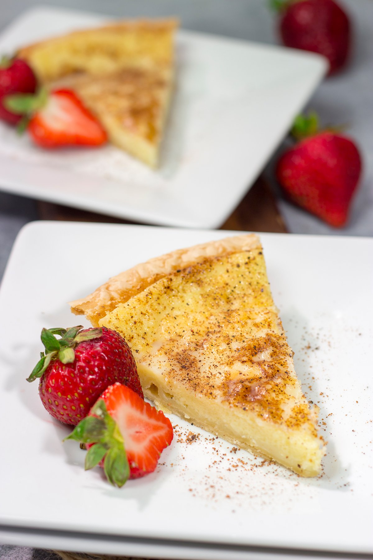 Featuring a creamy, vanilla flavored filling, this Egg Custard Pie is a classic recipe for a reason. It tastes just like the one Grandma used to make!
