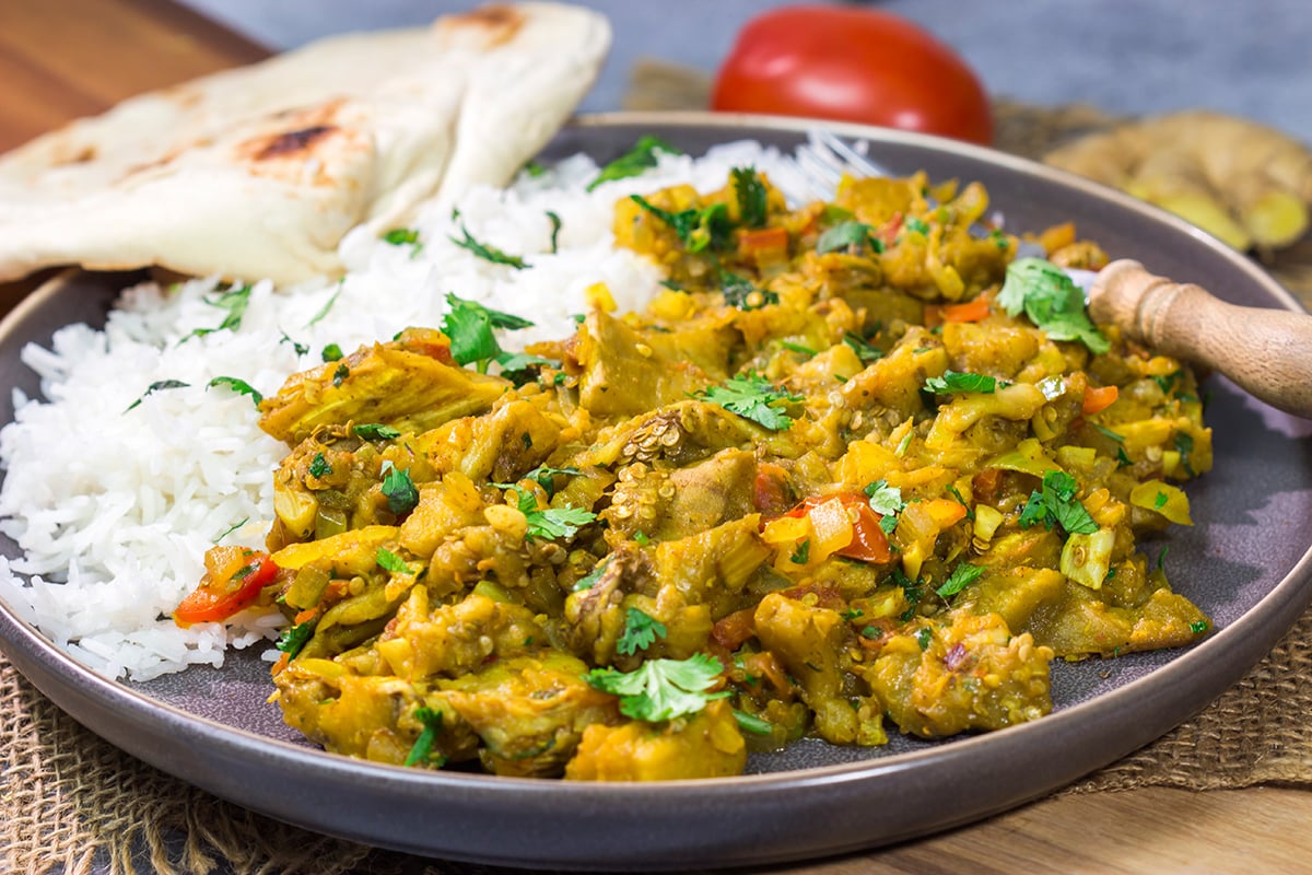Looking for a different way to cook eggplant? Popular in northern India, Baingan Bharta is a vegetarian Indian recipe that is packed with flavor!