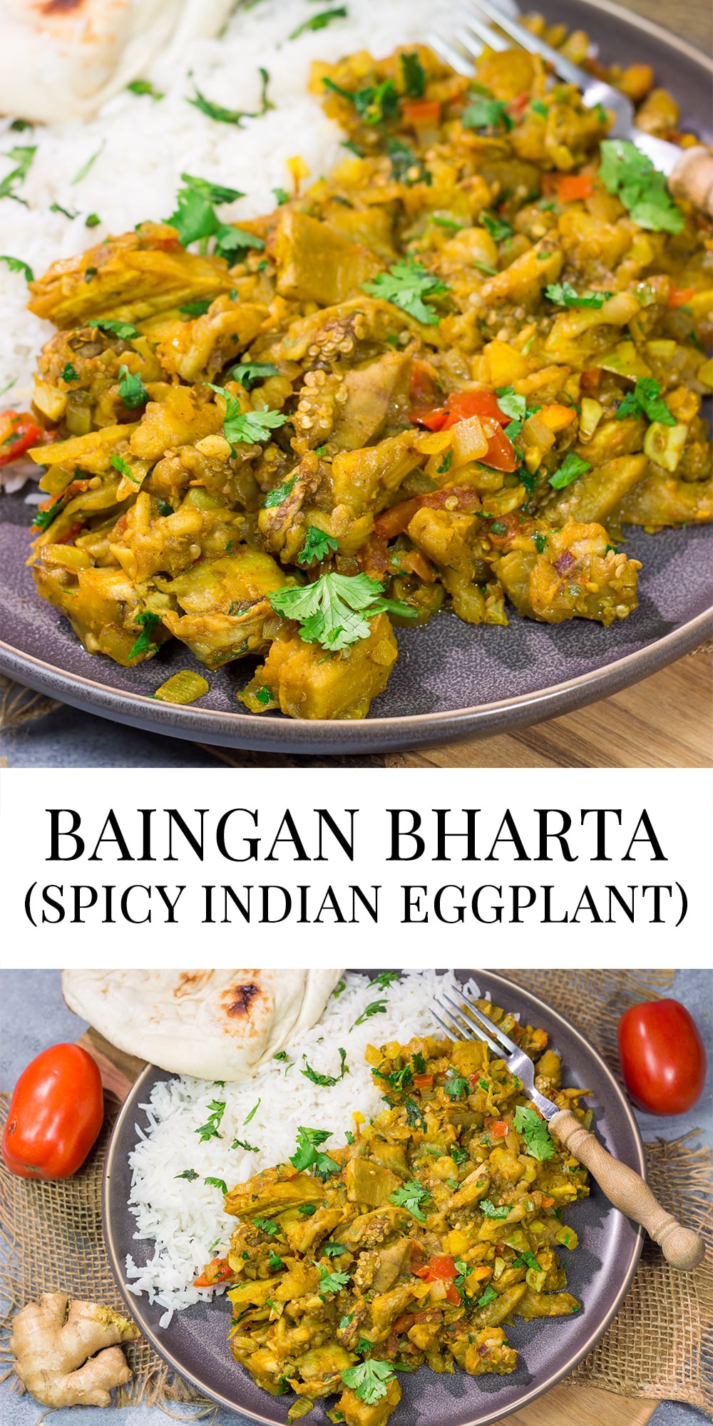 Looking for a different way to cook eggplant? Popular in northern India, Baingan Bharta is a vegetarian Indian recipe that is packed with flavor!