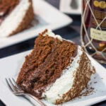 Featuring layers of chocolate cake soaked in rum, this Chocolate Rum Cake tastes just like rum balls. It's a great dessert for holiday entertaining!
