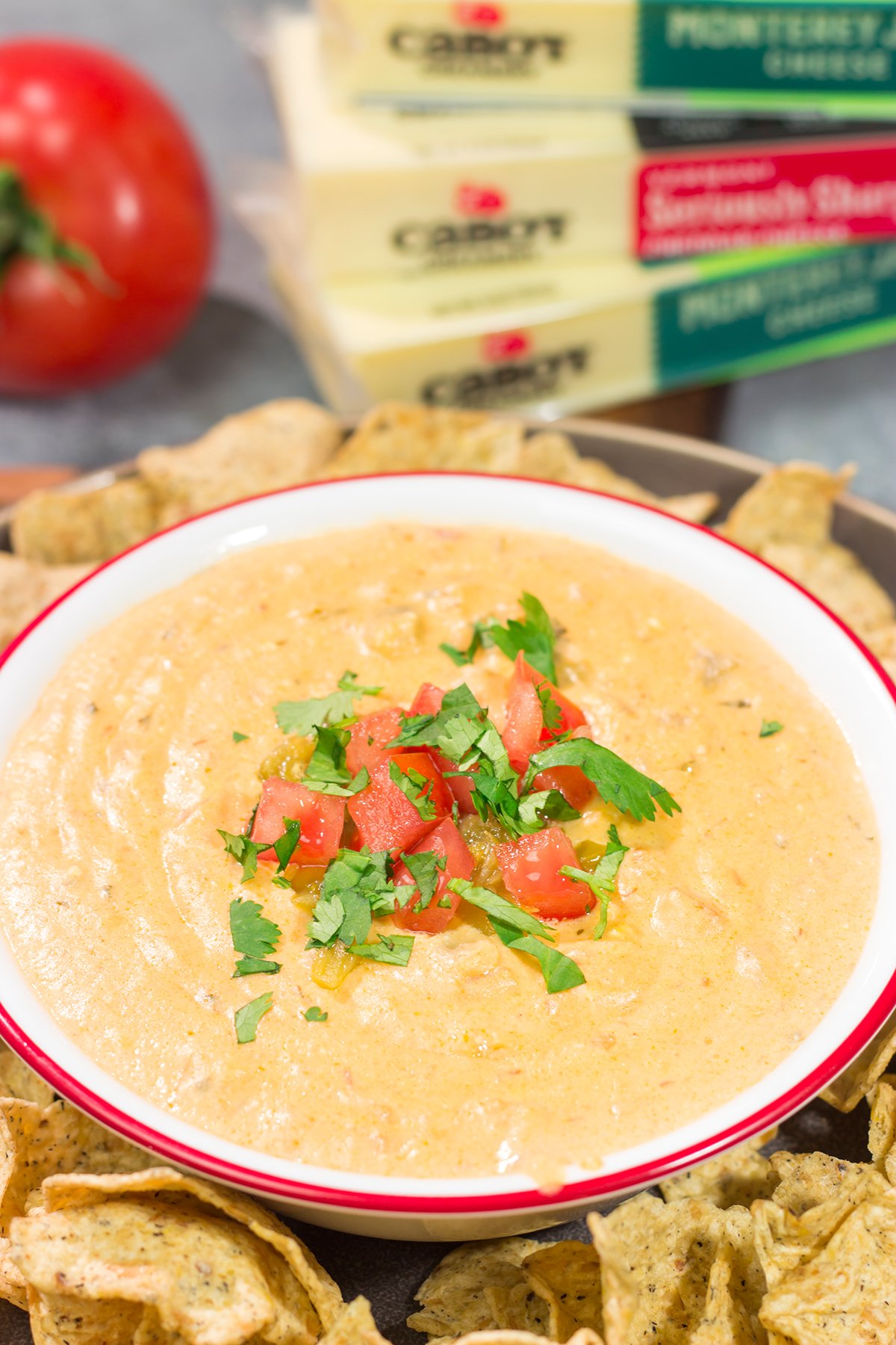 Whether it's a game night or a casual evening with friends, this Slow Cooker Queso is an easy and delicious appetizer that's sure to be a crowd favorite!