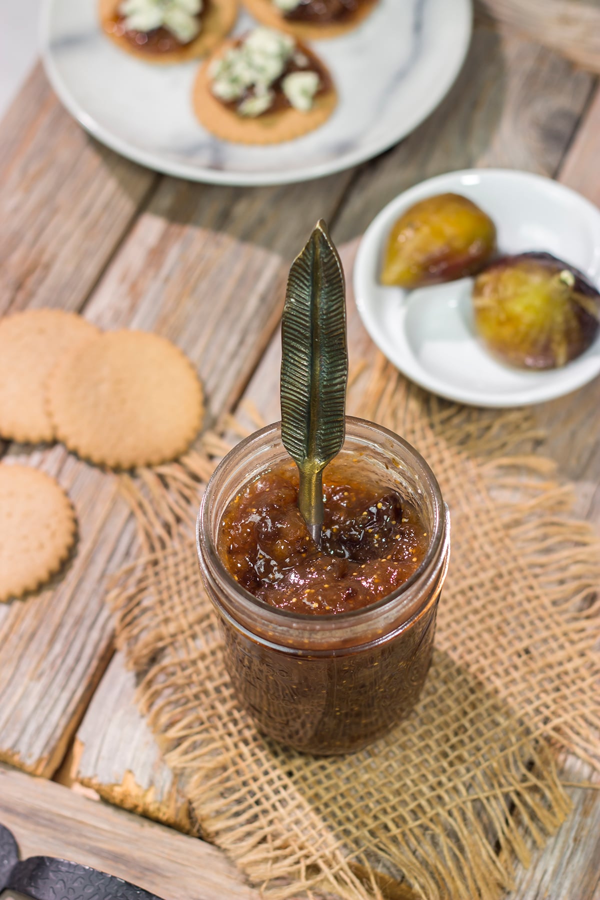 This Cardamom Fig Jam is absolutely wonderful on toast or biscuits, on cheese plates or with blue cheese and ginger snaps. Enjoy!