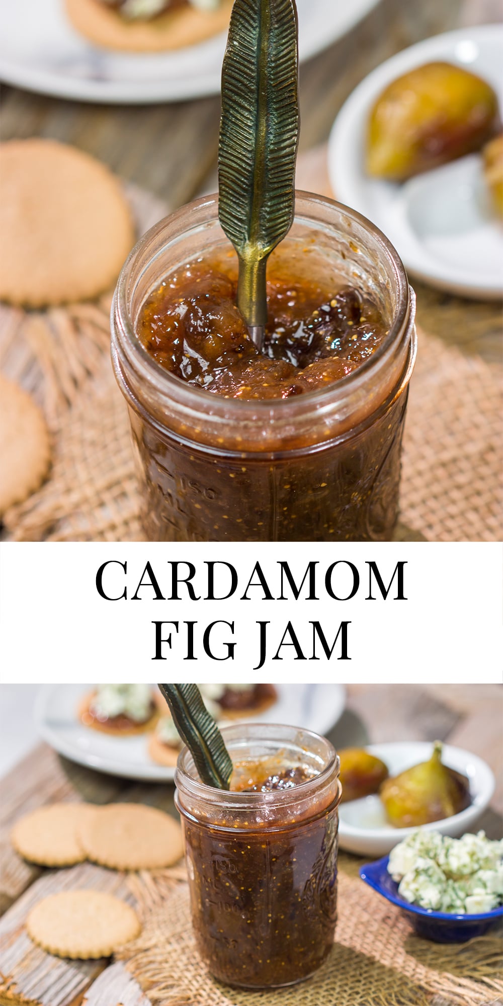 This Cardamom Fig Jam is absolutely wonderful on toast or biscuits, on cheese plates or with blue cheese and ginger snaps. Enjoy!