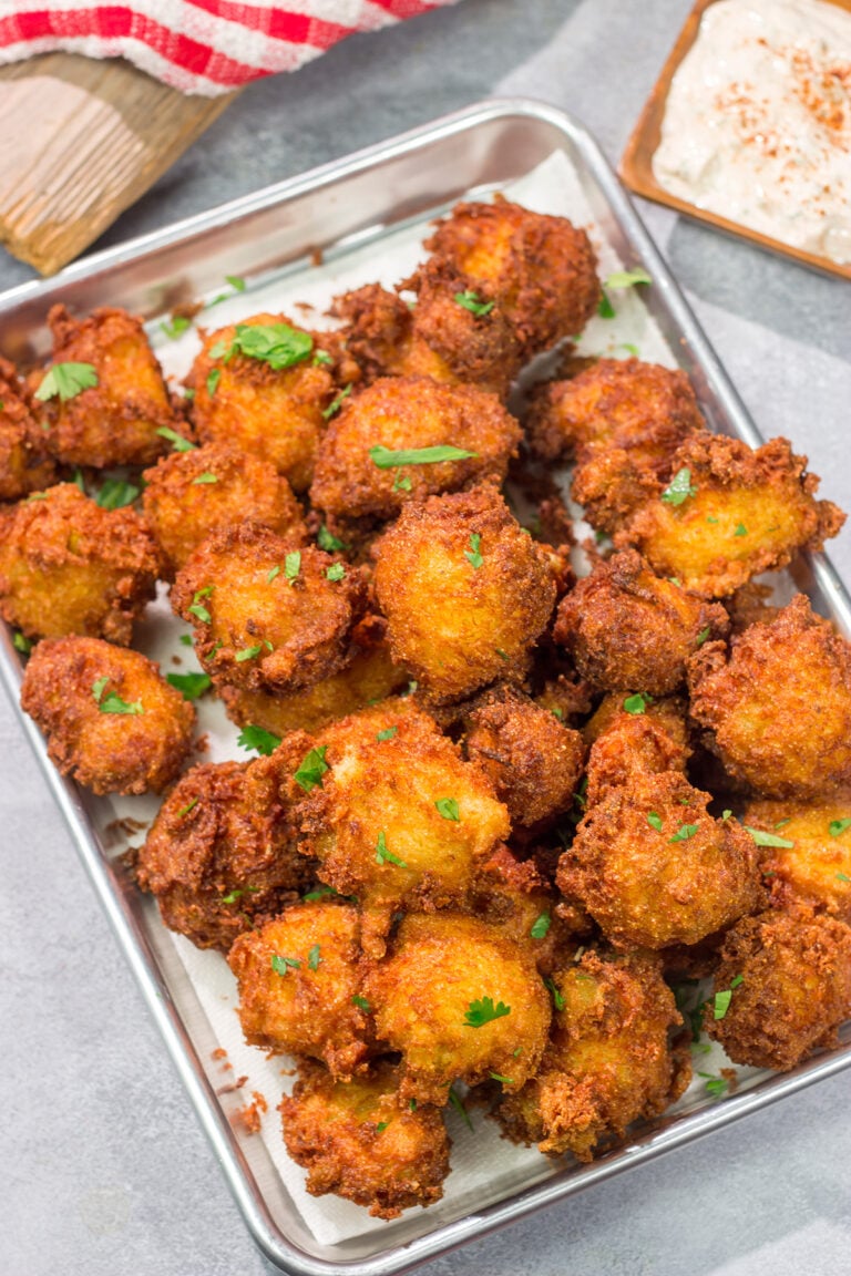 Give a classic Southern side dish a Southwestern spin with a batch of these Green Chile Hushpuppies. Featuring diced green chiles and shredded Pepper Jack cheese, these hushpuppies make for a great side dish alongside fried seafood or barbecue!