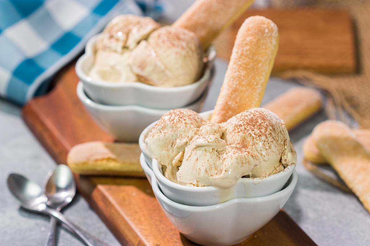 Turn a classic Italian dessert into a frozen summer treat with this recipe for Tiramisu Ice Cream!