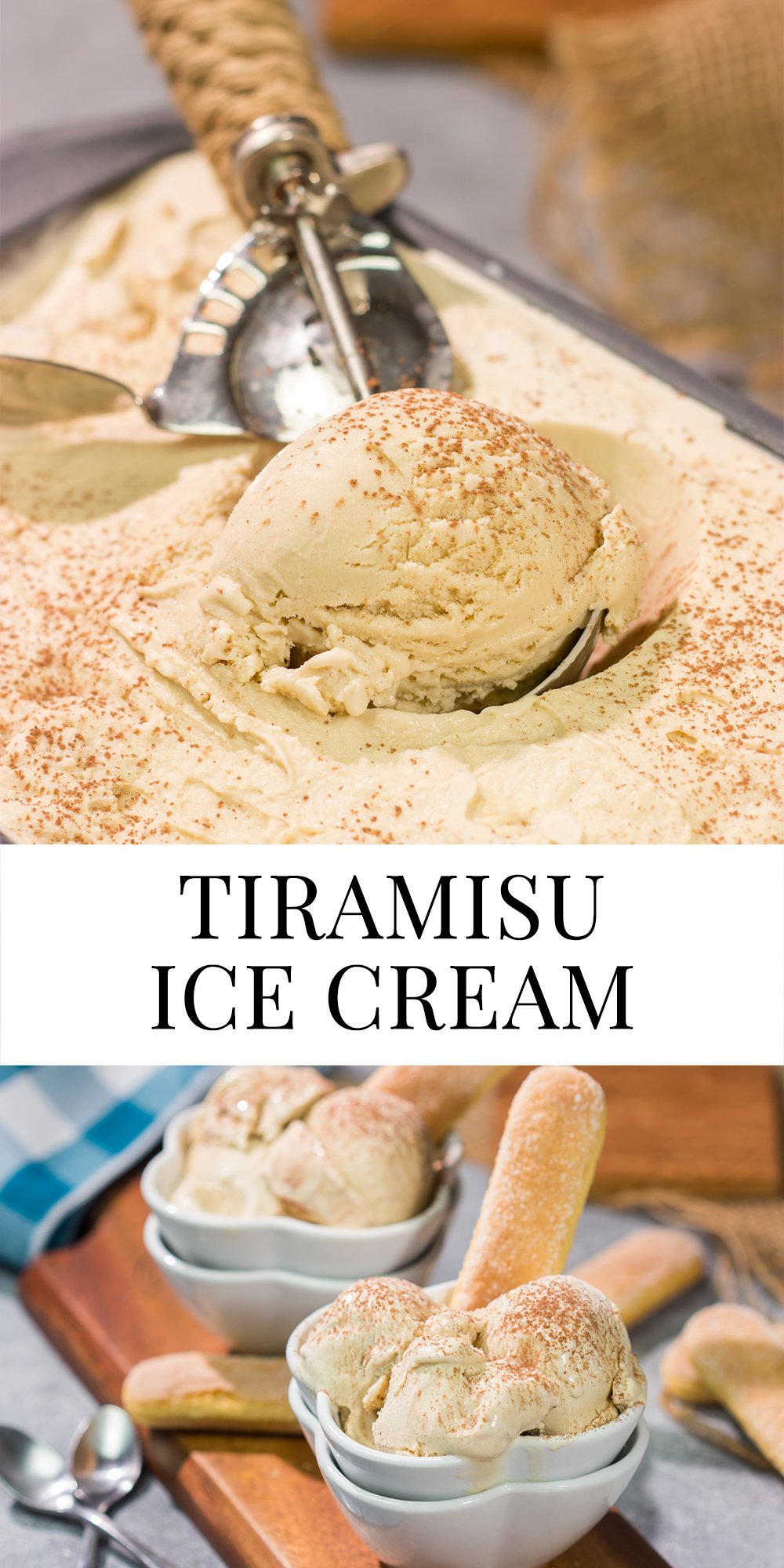 Turn a classic Italian dessert into a frozen summer treat with this recipe for Tiramisu Ice Cream!