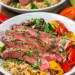 Grilled Steak Burrito Bowls