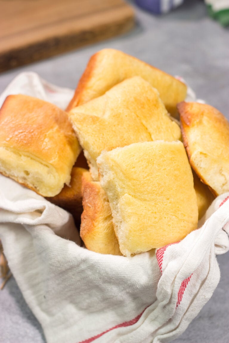 Parker House Rolls are soft, buttery and absolutely delicious! A warm basket of these rolls is perfect for any dinner or holiday gathering.