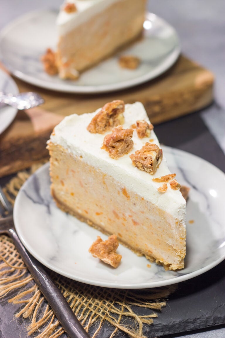 This Sweet Potato Cheesecake is a cross between a sweet potato pie and a cheesecake. It's a wonderful dessert for autumn gatherings with friends and family!