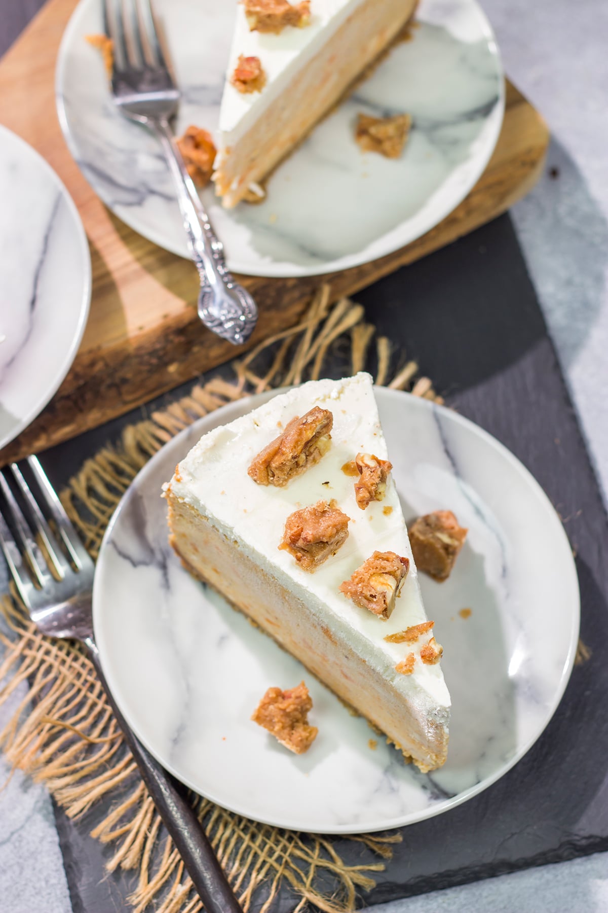 This Sweet Potato Cheesecake is a cross between a sweet potato pie and a cheesecake. It's a wonderful dessert for autumn gatherings with friends and family!