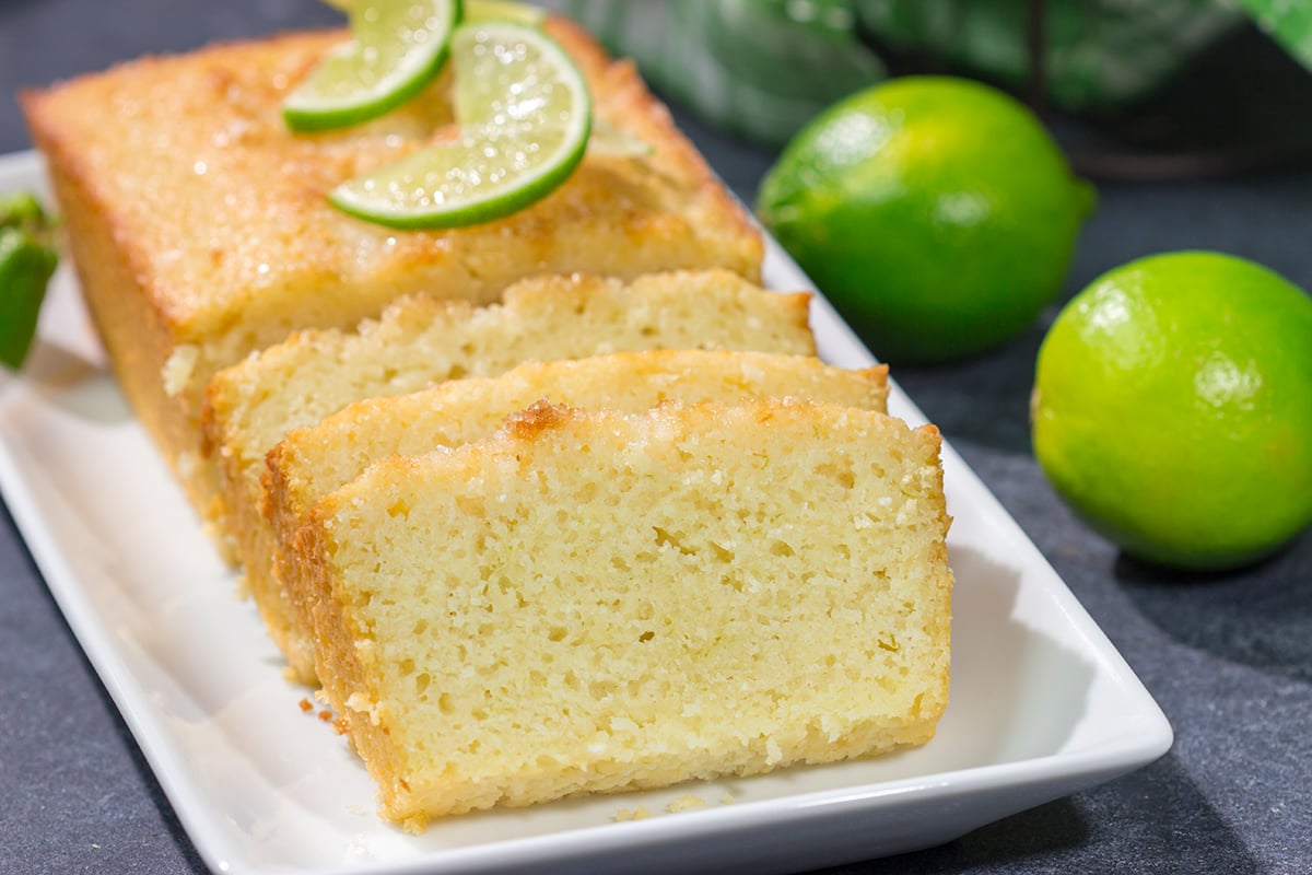 Featuring a bright citrus flavor, a slice of this Buttermilk Lime Quick Bread makes for a great mid-morning snack or a tasty late night dessert. You choose!