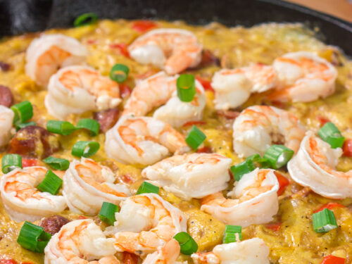 Shrimp and Grits Casserole