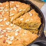 These chewy Almond Skillet Blondies feature a deep butterscotch flavor. Add in the crunchy almonds, and you've got an easy dessert recipe that will be a family favorite!