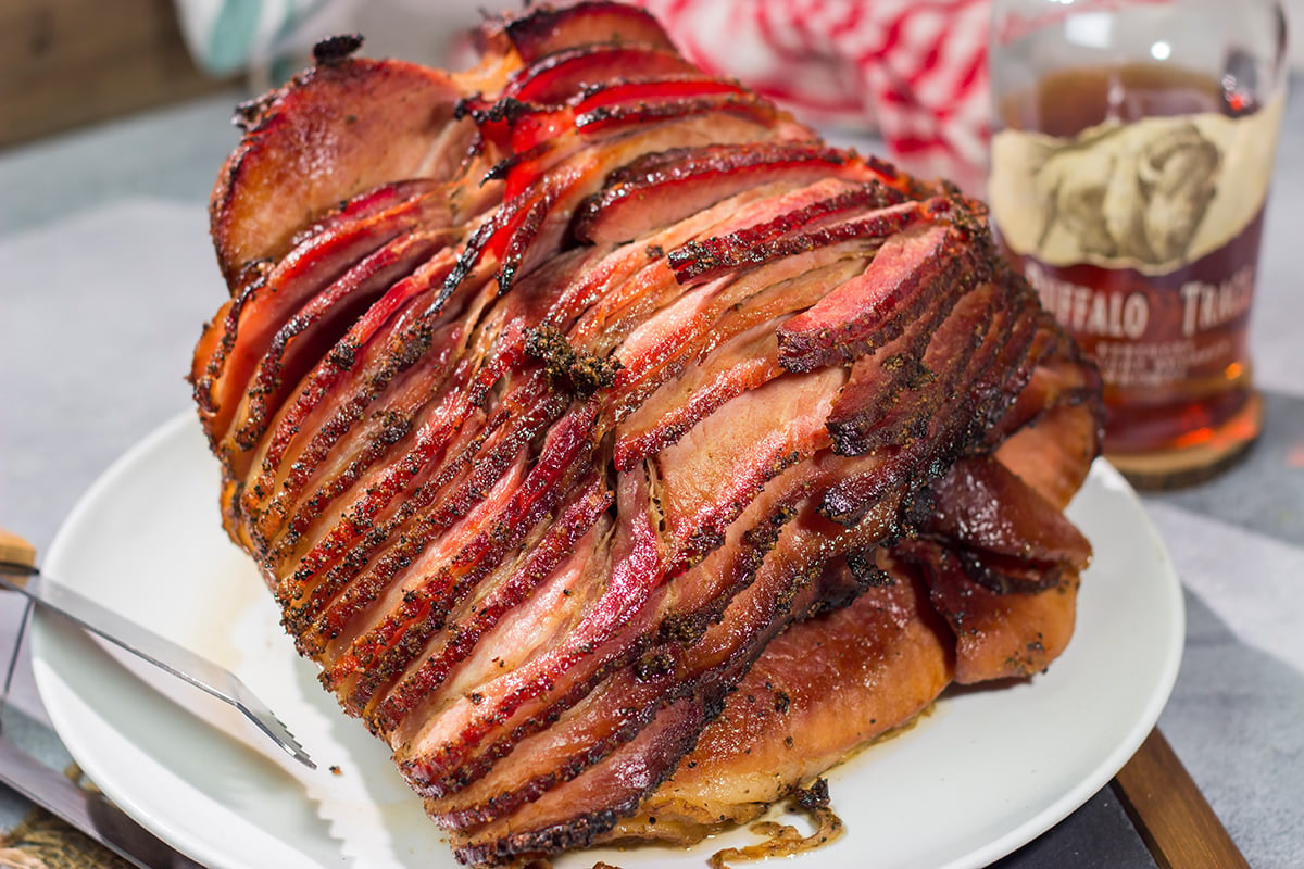 What's better than a ham sandwich? A ham sandwich made with Bourbon Glazed Double Smoked Ham! The sweet bourbon glaze combined with the salty ham is magical.
