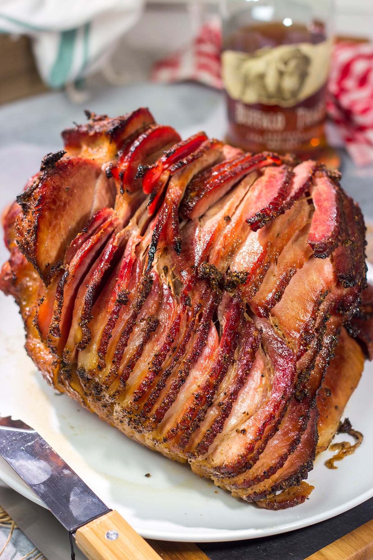 What's better than a ham sandwich? A ham sandwich made with Bourbon Glazed Double Smoked Ham! The sweet bourbon glaze combined with the salty ham is magical.